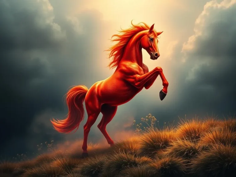 Red Horse Spiritual Meaning: Understanding the Symbolism and Significance