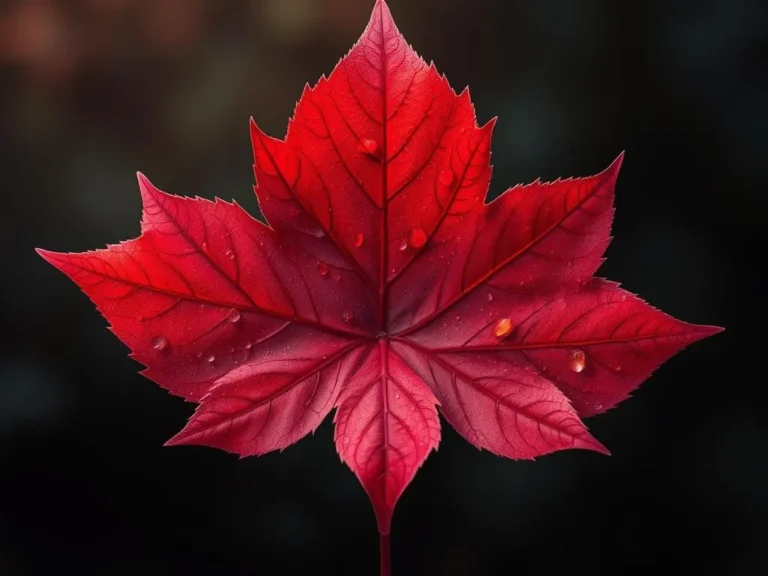 Red Leaf Spiritual Meaning: Embracing Change and Transformation