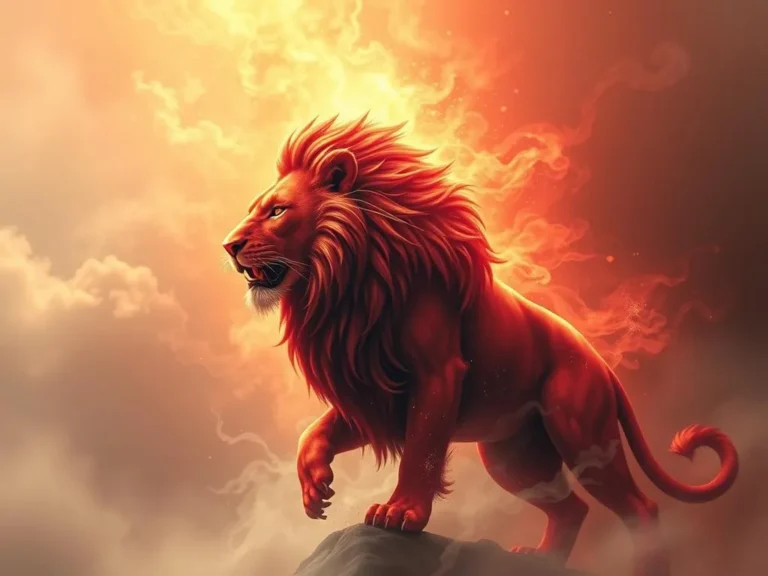 Red Lion Spiritual Meaning: Discovering the Power of the Sacred Beast