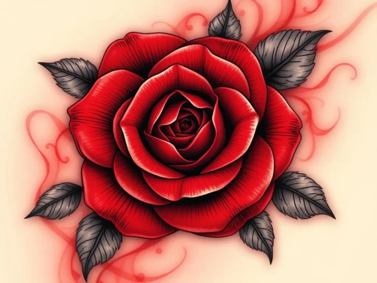 Red Rose Tattoo Spiritual Meaning: Unraveling the Symbolism Behind This Timeless Design