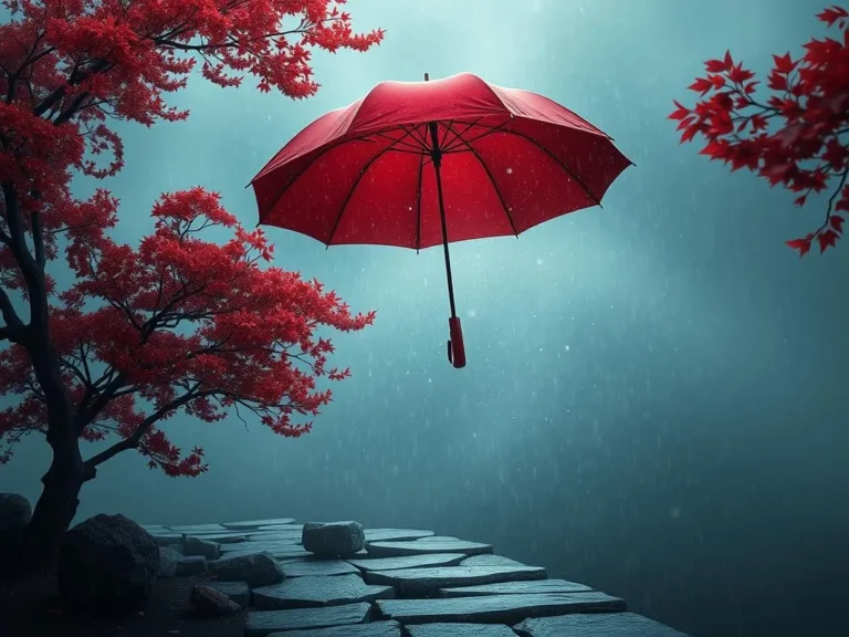 Red Umbrella Spiritual Meaning: Discovering Protection and Joy in Your Journey