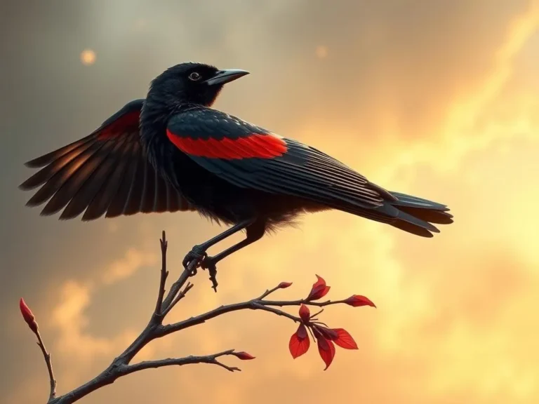 Red Winged Blackbird Spiritual Meaning: Discovering Your Inner Voice