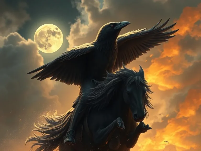 Riding a Crow Spiritual Meaning: Unraveling the Mysteries of the Sky