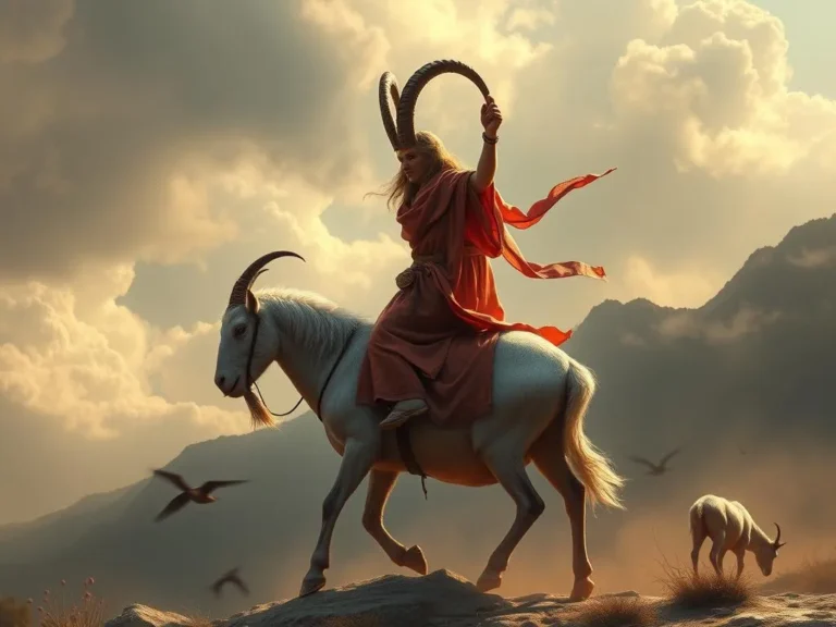 Riding a Goat Spiritual Meaning: Uncovering the Mystical Journey