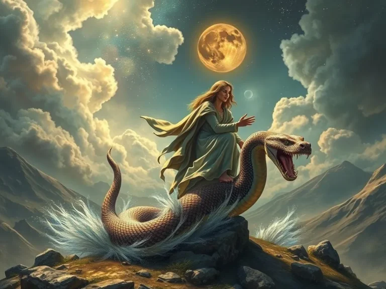 Riding a Snake Spiritual Meaning: Embracing Transformation and Wisdom