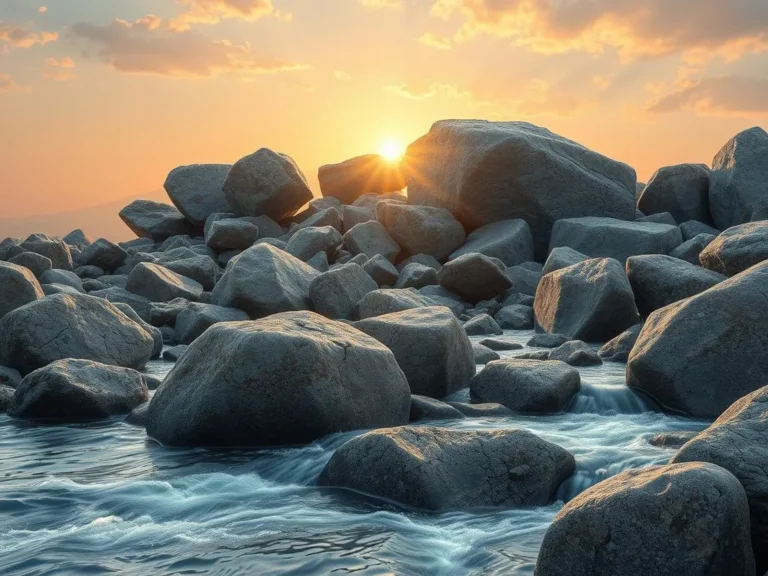 River Rocks Spiritual Meaning: Discovering Nature’s Wisdom