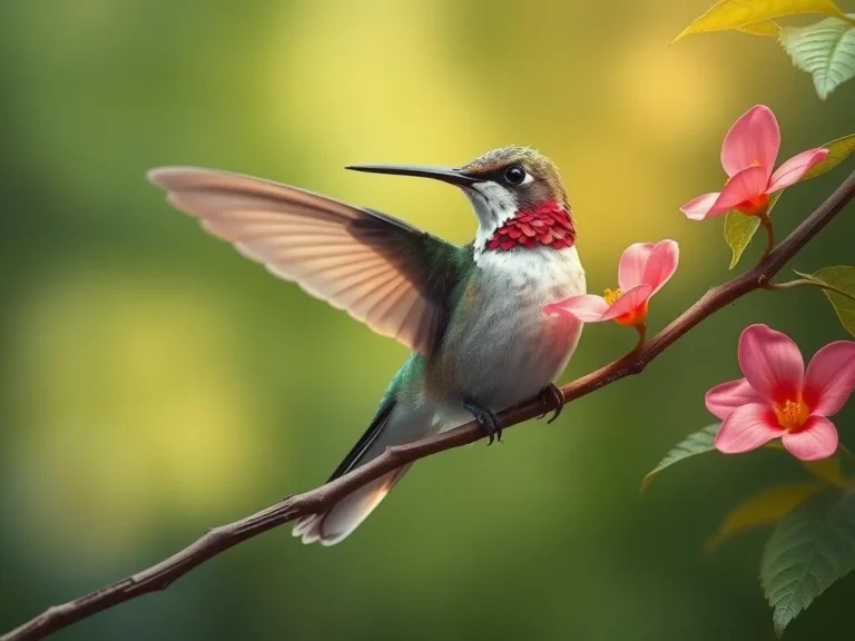 Ruby Throated Hummingbird Spiritual Meaning: A Journey into the Mystical Realm