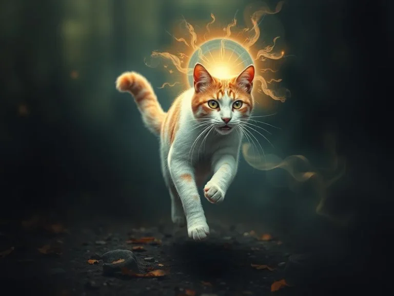 Running from Cat Spiritual Meaning: Understanding the Message Behind Your Feline Fears