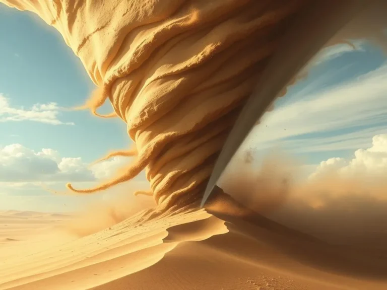 Sand Tornado Spiritual Meaning: Unraveling the Mysteries of Nature’s Whirlwind