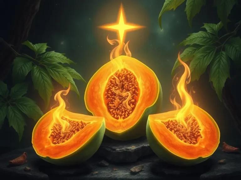 Saw Papaya Spiritual Meaning: Unlocking the Mystical Benefits of This Tropical Fruit