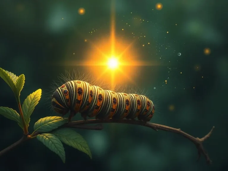 Seeing a Caterpillar Spiritual Meaning: A Journey of Transformation and Growth