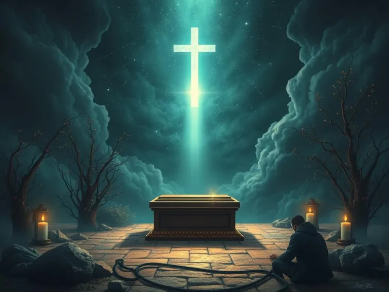 Seeing a Closed Coffin Spiritual Meaning: Uncovering Hidden Truths in Life and Death