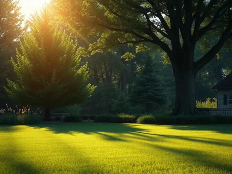 Seeing a Lawn Spiritual Meaning: Exploring Nature’s Messages