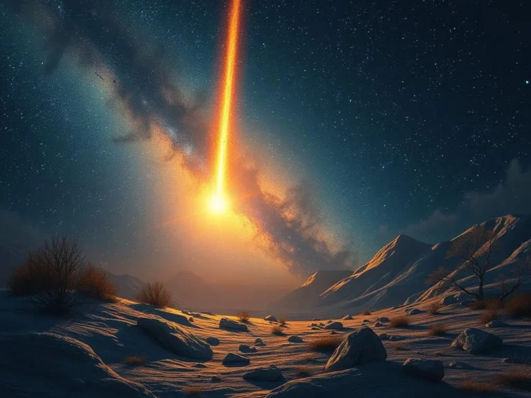 Seeing a Meteor Spiritual Meaning: A Cosmic Message from the Universe