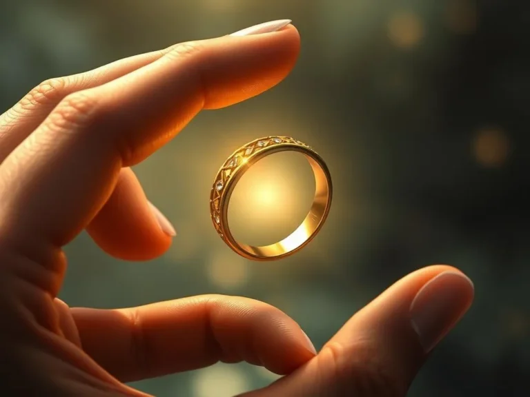 Seeing Gold Ring Spiritual Meaning: Unveiling the Mystical Significance