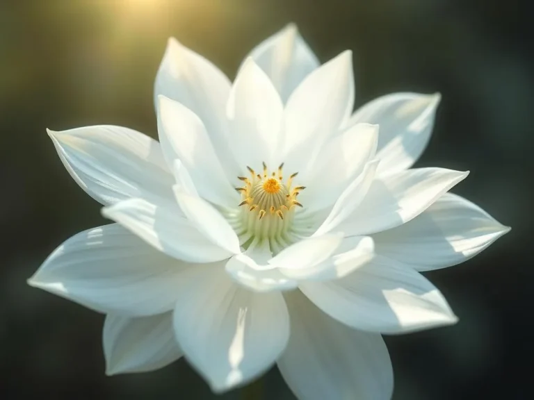Seeing White Flower Spiritual Meaning: Unraveling the Mysteries of Nature