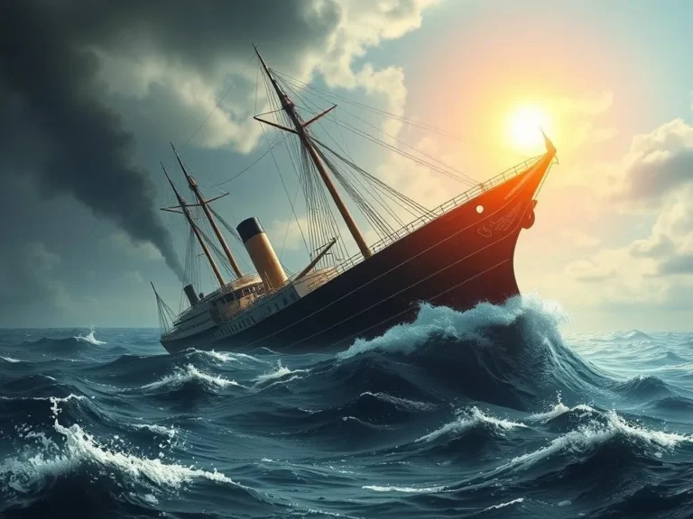 Sinking Ship Spiritual Meaning: Navigating the Waters of Change