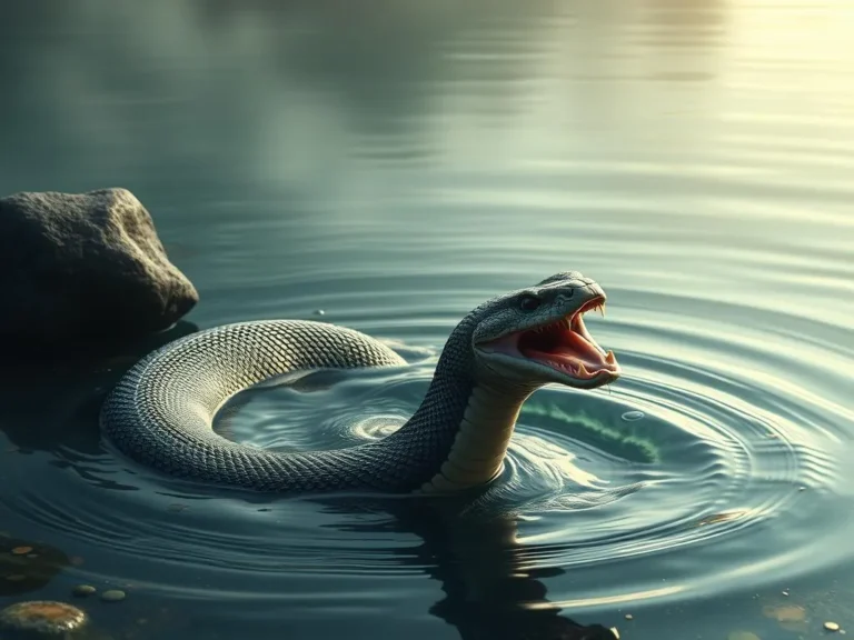 Snake Coming Out of Water Spiritual Meaning: Unveiling the Hidden Lessons