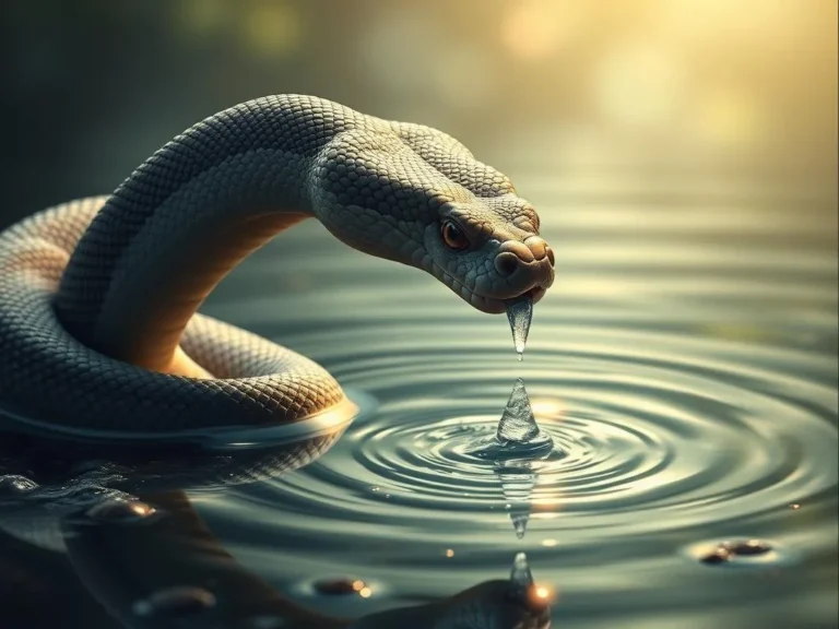 Snake Drinking Water Spiritual Meaning: Exploring the Depths of Transformation