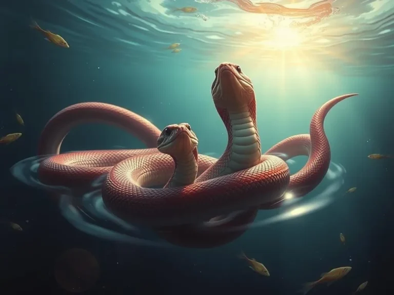 Snakes Swimming Spiritual Meaning: Unveiling the Mystical Depths