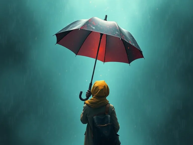 Someone Carrying an Umbrella Spiritual Meaning: A Symbol of Protection and Guidance