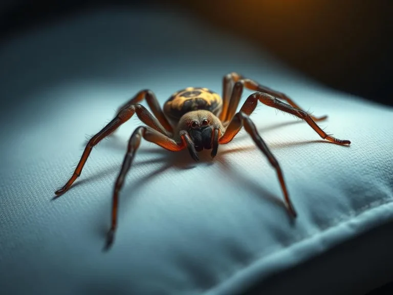 Spider on Pillow Spiritual Meaning: Unraveling the Mysteries of Nighttime Visitors