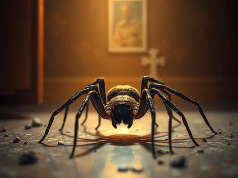 Spiders Crawling on the Floor Spiritual Meaning: Unveiling the Hidden Messages