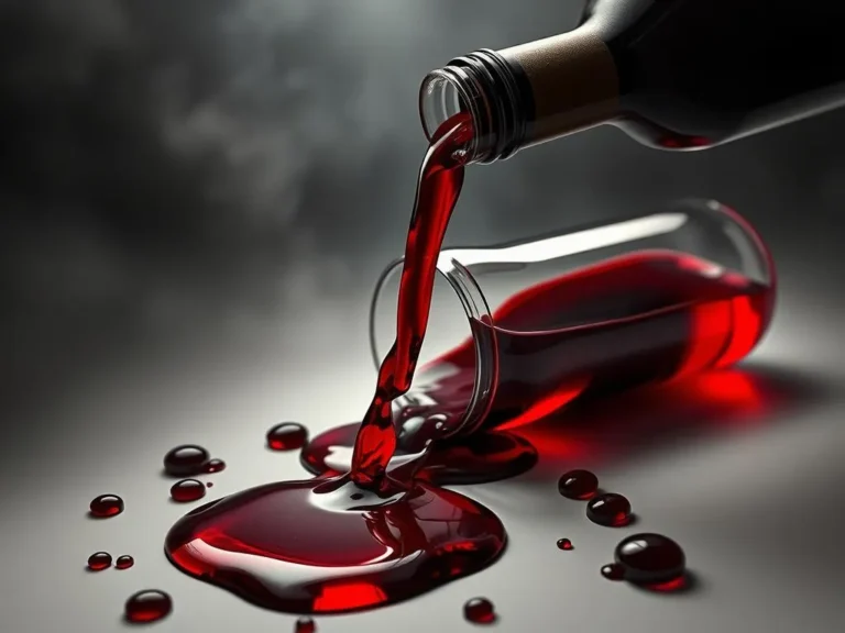 Spilling Red Wine Spiritual Meaning: A Journey into Symbolism and Significance