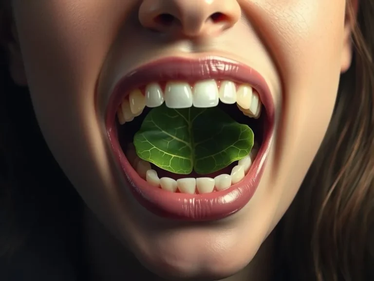 Spinach in Teeth Spiritual Meaning: Unraveling Hidden Messages