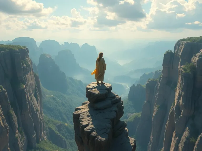 Standing on a Cliff Spiritual Meaning: Embracing Transformation and New Horizons