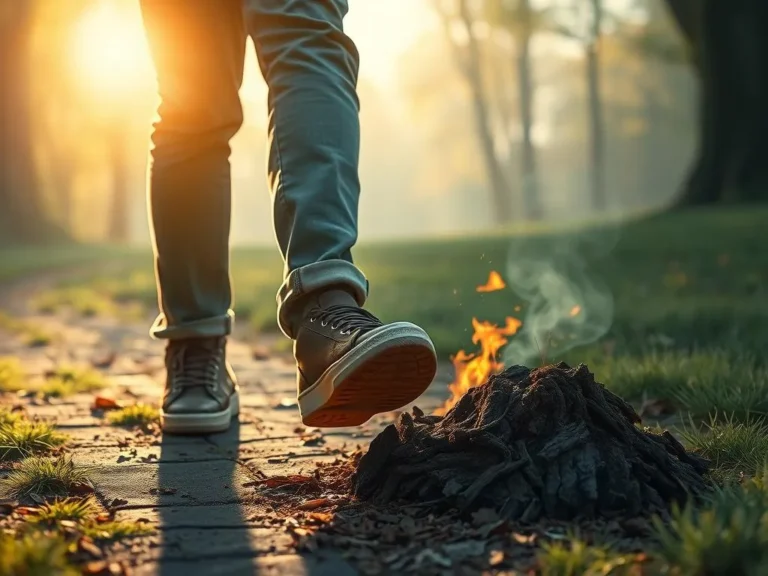 Stepping on Dog Poop Spiritual Meaning: Discovering Life’s Messy Lessons