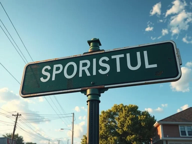 Street Sign Spiritual Meaning: Navigating Life’s Pathways