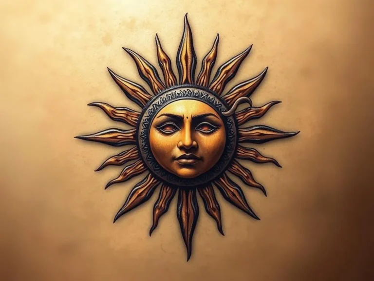 Sun Tattoo Spiritual Meaning: A Journey into Light and Life