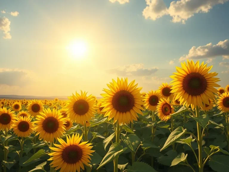 Sunflower Field Spiritual Meaning: Discovering Joy and Light in Nature