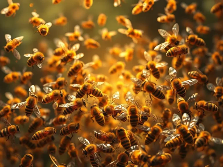 Swarm of Bees Spiritual Meaning: A Buzzing Source of Inspiration