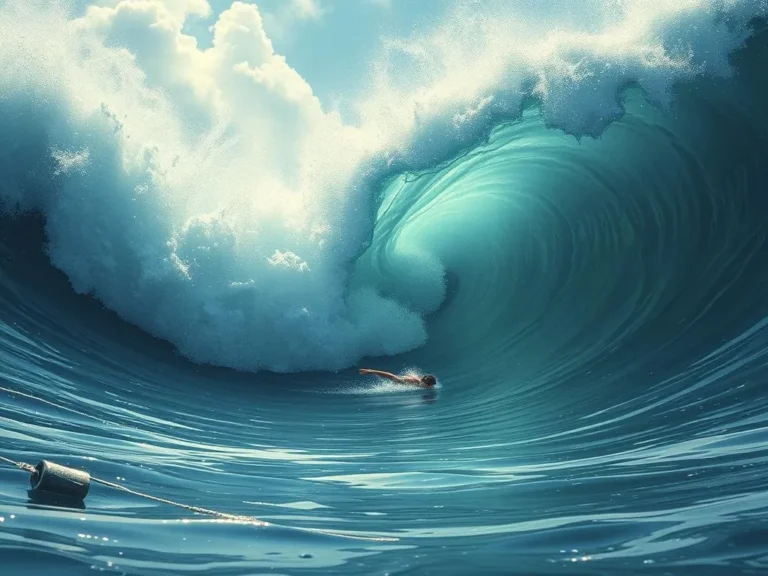 Swimming in Big Waves Spiritual Meaning: Embracing Life’s Challenges with Grace
