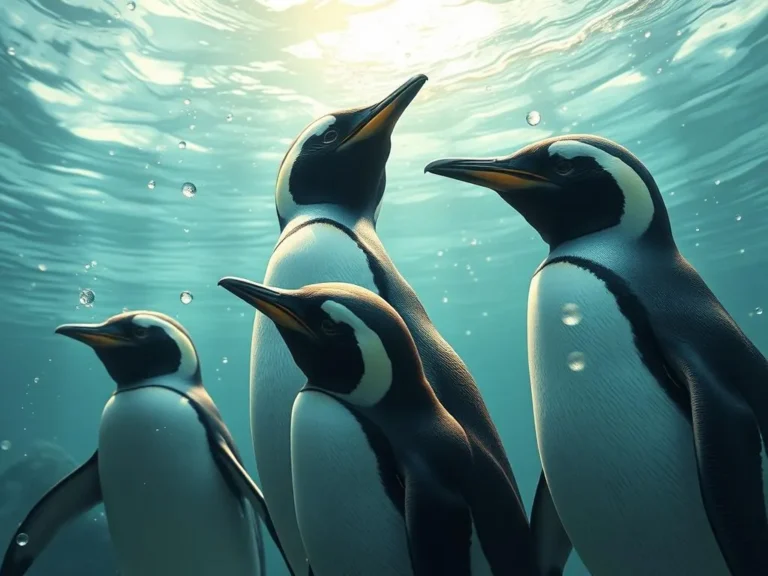 Swimming with Penguins Spiritual Meaning: Discovering Joy and Connection in the Water