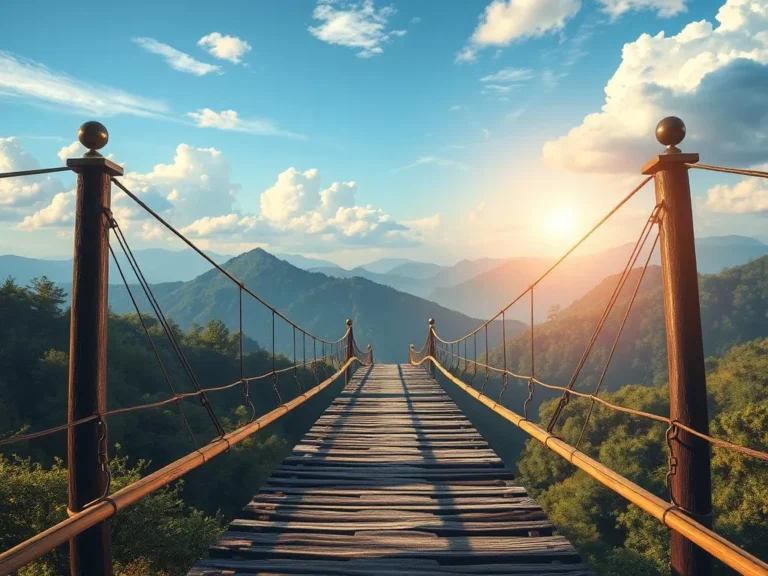 Swinging Bridge Spiritual Meaning: A Journey Between Two Worlds