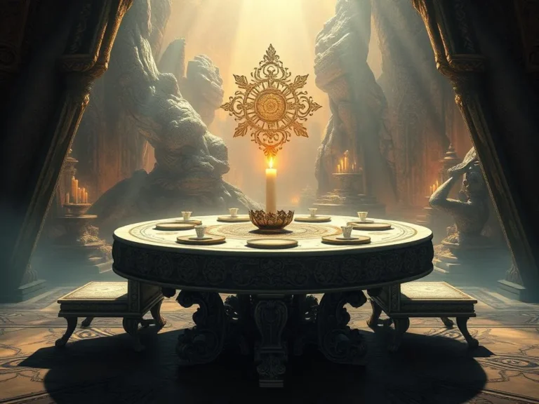 Table Spiritual Meaning: Uncovering the Sacred Connections
