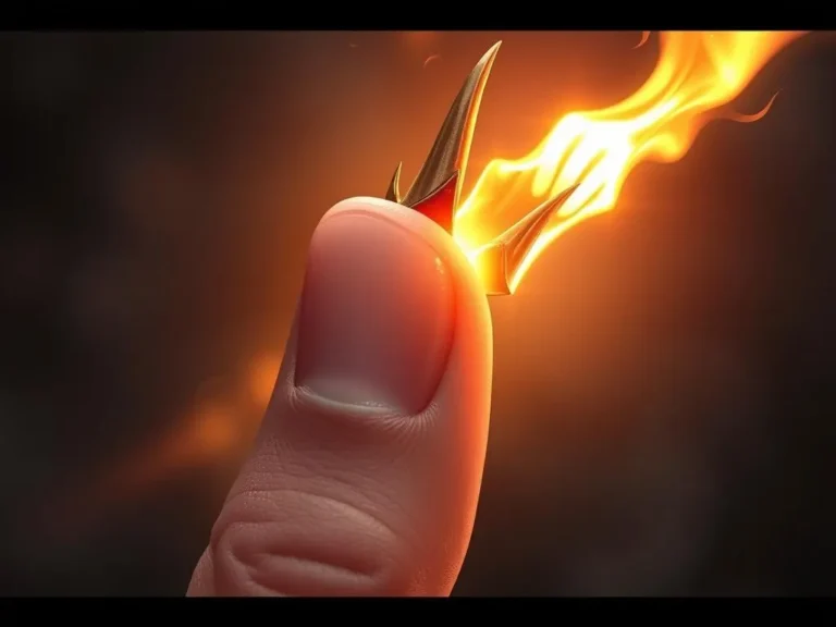 Thorn in Finger Spiritual Meaning: Understanding Its Deeper Significance