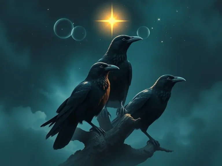 Three Crows Spiritual Meaning: Unveiling Their Mystical Significance