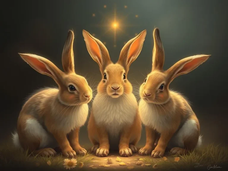 Three Rabbits Spiritual Meaning: Unraveling the Mystical Connection