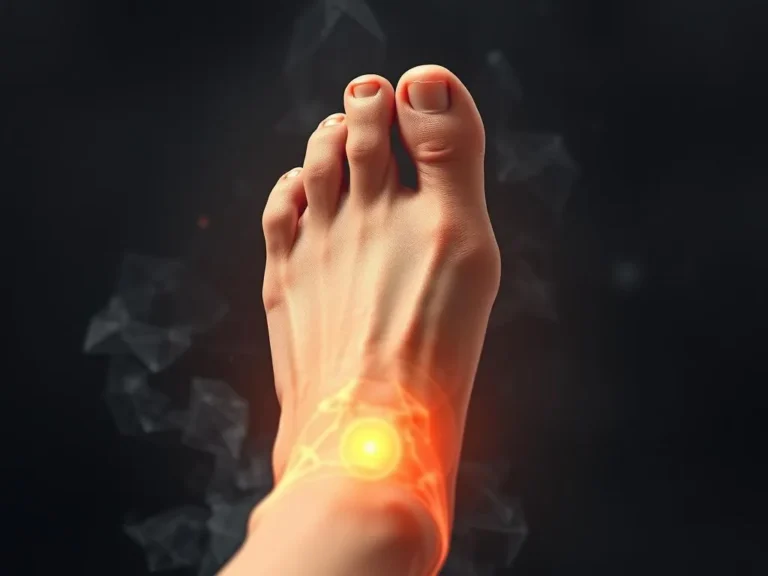 Top of Foot Pain Spiritual Meaning: Understanding Your Body’s Messages