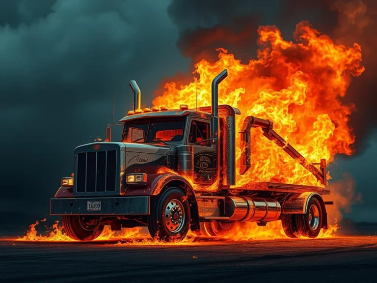 Truck on Fire Spiritual Meaning: Unlocking the Flames Within