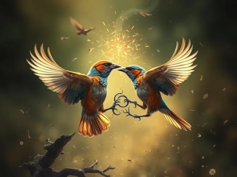 Two Birds Fighting Spiritual Meaning: Exploring the Deeper Significance