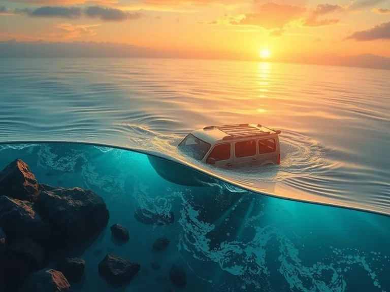 Vehicle in Water Spiritual Meaning: Navigating Your Inner Journey