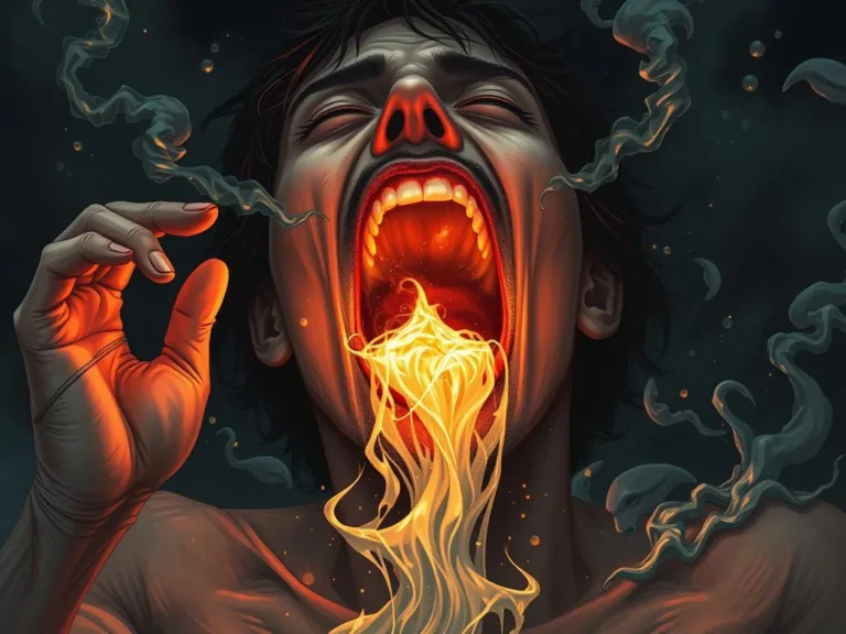 Vomiting Spit Spiritual Meaning: Understanding the Deeper Connection