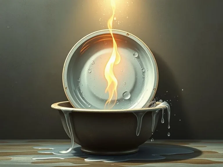 Washing Plate Spiritual Meaning: Discovering Inner Cleansing and Renewal