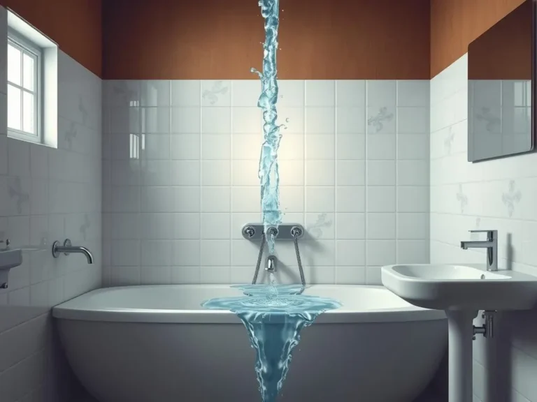 Water Leak in Bathroom Spiritual Meaning: Understanding the Deeper Messages