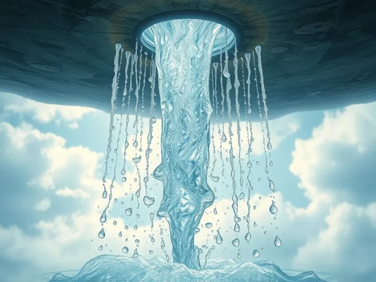 Water Pouring from Ceiling Spiritual Meaning: Unveiling the Mystical Connection